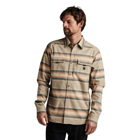 Roark Diablo L/S Flannel - Desert Khaki
