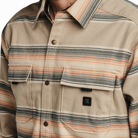 Roark Diablo L/S Flannel - Desert Khaki