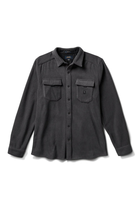 Roark Diablo Polar Long Sleeve Button Up Shirt - Charcoal
