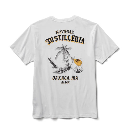 Roark Distilleria Organic Cotton Tee - White