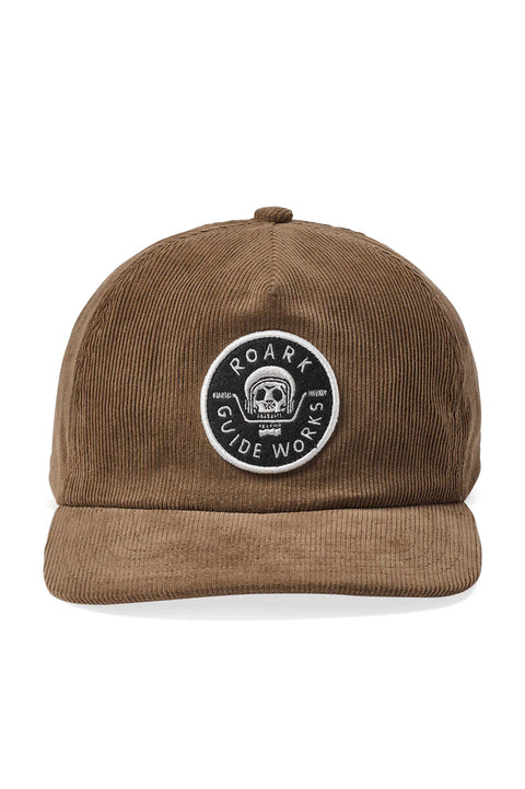 Roark Guideworks 5 Panel Hat - Dark Khaki