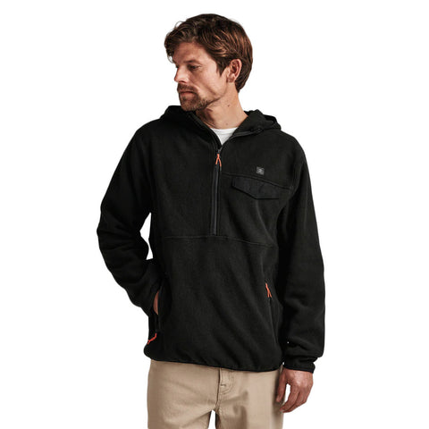 Roark Halfzip Scrambler Fleece - Black