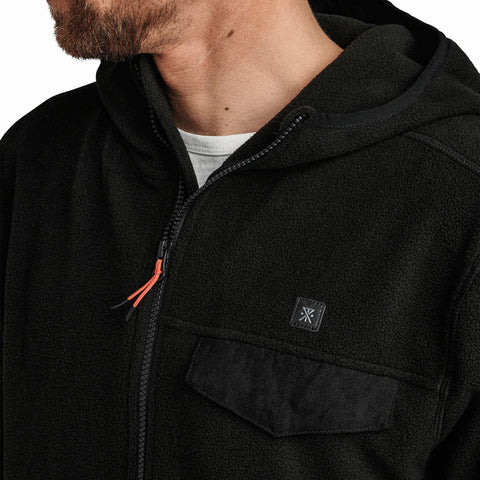 Roark Halfzip Scrambler Fleece - Black