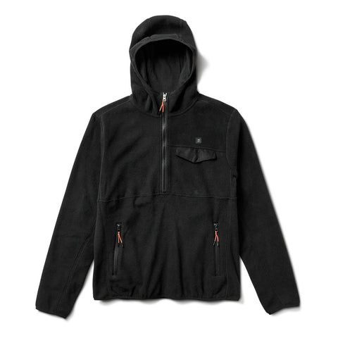 Roark Halfzip Scrambler Fleece - Black