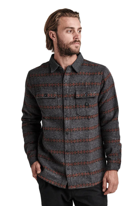 Roark Revival Nordsman Flannel - Charcoal Heather