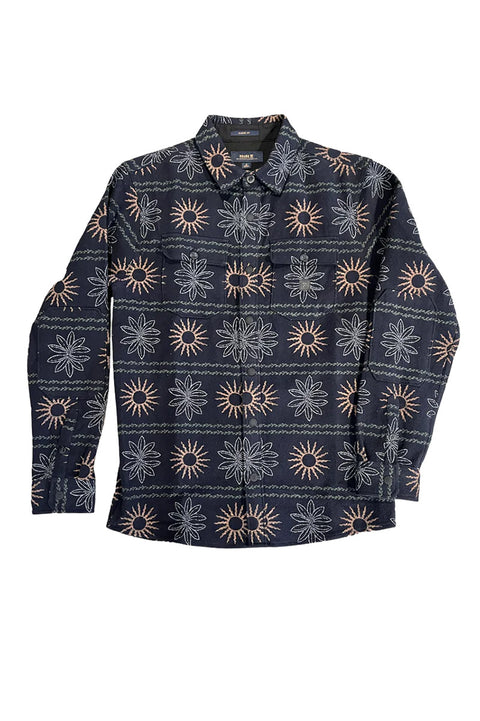 Roark Revival Nordsman Orohena Flannel - Dark Navy
