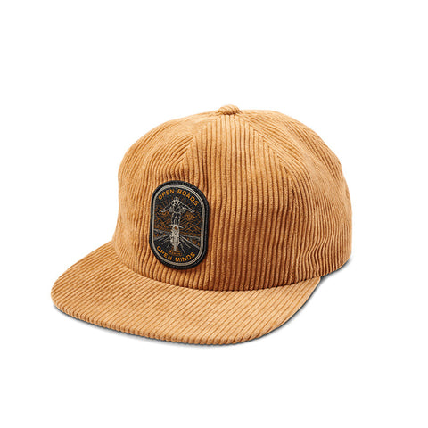 Roark Open Roads Strapback Hat - Dark Khaki