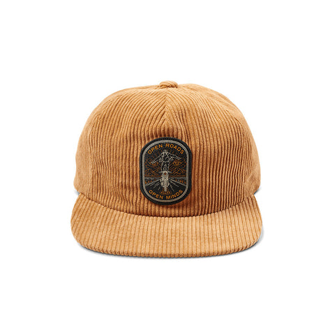 Roark Open Roads Strapback Hat - Dark Khaki