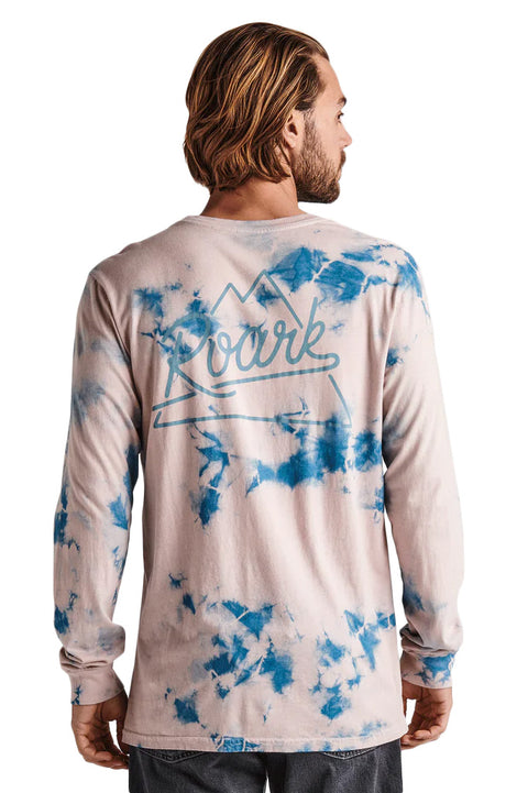 Roark Revival Peaking Long Sleeve Organic Cotton Tee - Dusty Pink