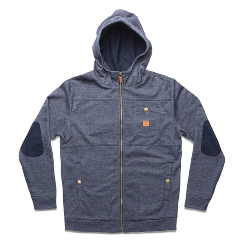 Roark Revival Baidam Road Hooded Fleece - Navy