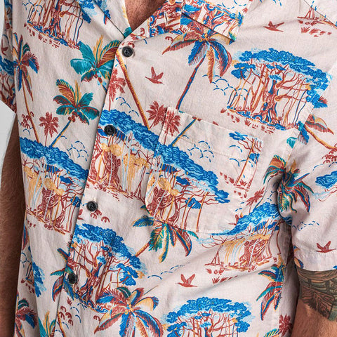 Roark Revival Banyan Button Up Shirt - Pink