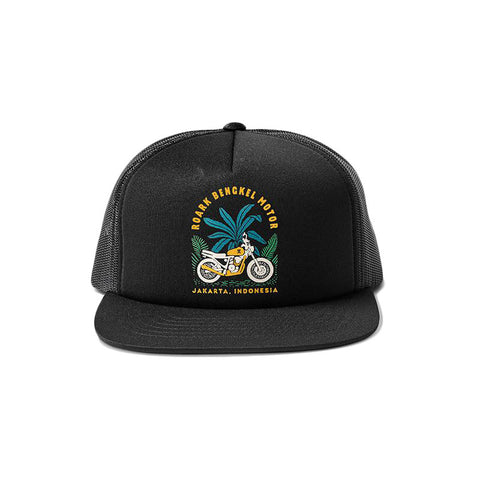 Roark Bengkel Motor Hat - Black