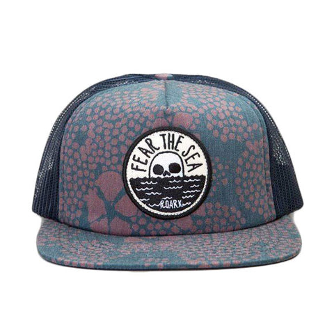 Roark Revival Fear The Sea Snapback Hat - Navy