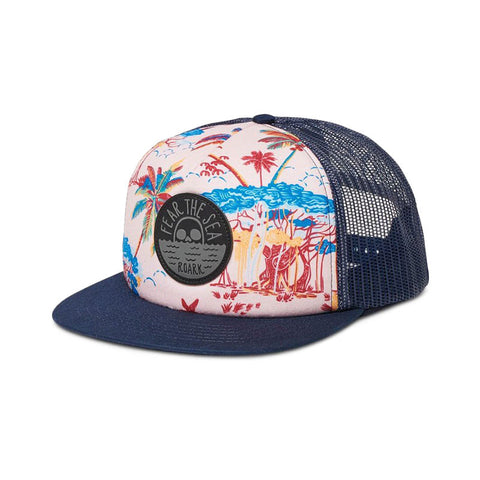 Roark Revival Fear The Sea Trucker Hat - Pink