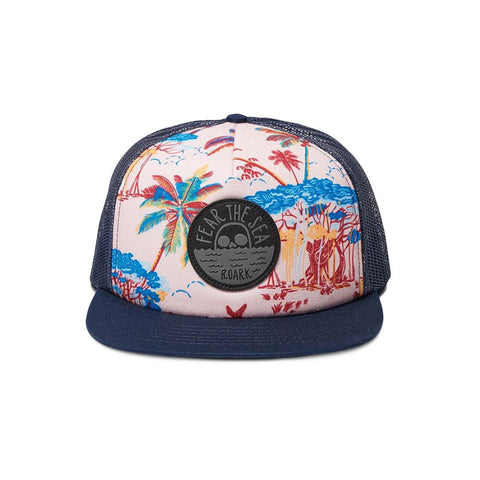 Roark Revival Fear The Sea Trucker Hat - Pink