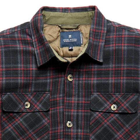 Roark Revival Federation Flannel - Charcoal