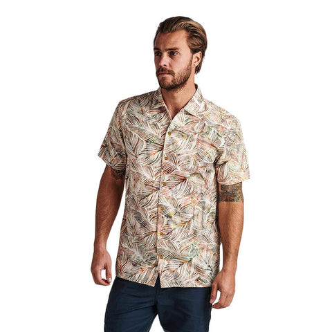 Roark Java Leaf Short Sleeve Shirt - Multi Color