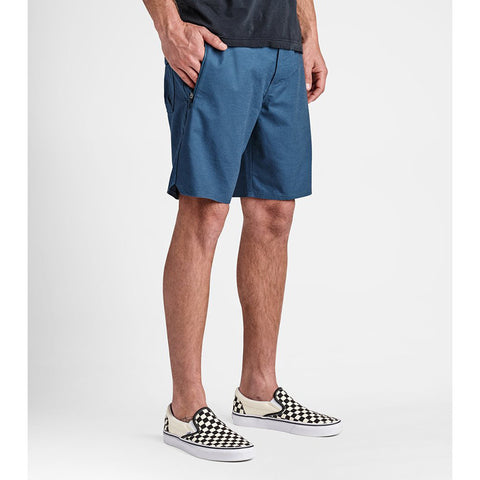 Roark Layover Stretch Travel Short - Indigo