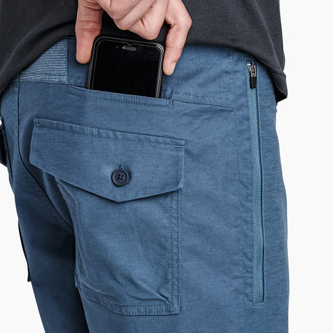 Roark Layover Stretch Travel Short - Indigo
