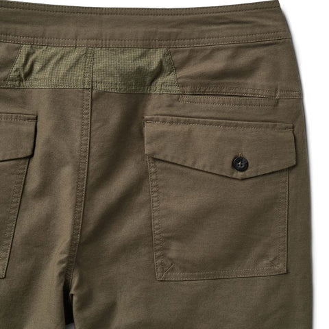 Roark Layover Stretch Travel Pant - Military
