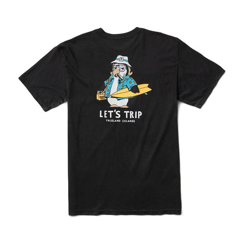 Roark Revival Let's Trip Tee - Black