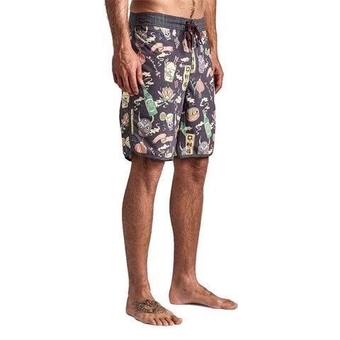 Roark Revival Noodle House Boardshorts - Black