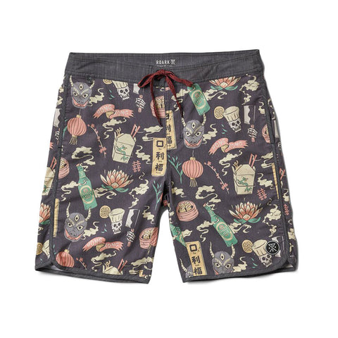 Roark Revival Noodle House Boardshorts - Black