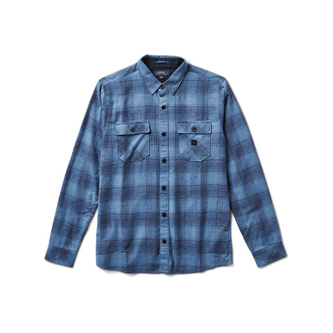 Roark Revival Nordsman Light Long Sleeve Flannel - Dark Sky