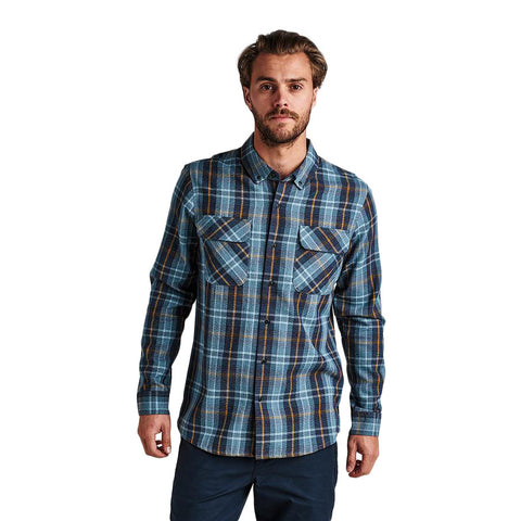 Roark Pinnacles Flannel - Marine Blue