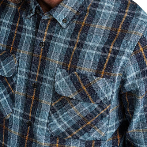 Roark Pinnacles Flannel - Marine Blue