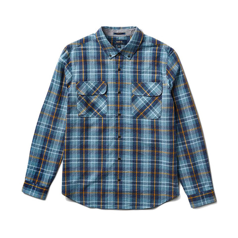Roark Pinnacles Flannel - Marine Blue