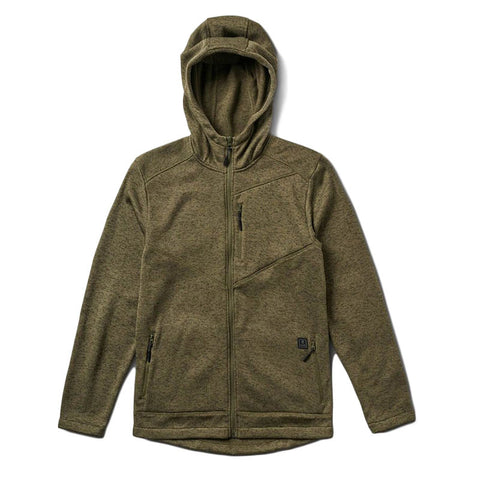 Roark Revival Roadrunner Performance Zip Hoodie - Military