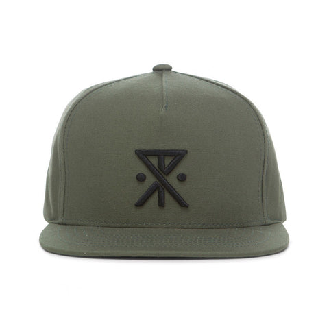 Roark Revival Safe Camp Snapback Hat - Army