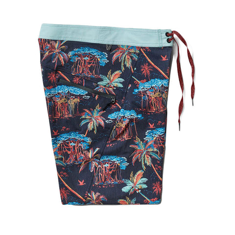 Roark Revival Savage Banyan Boardshorts - Navy - Side