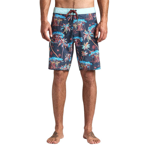 Roark Revival Savage Banyan Boardshorts - Navy - Front