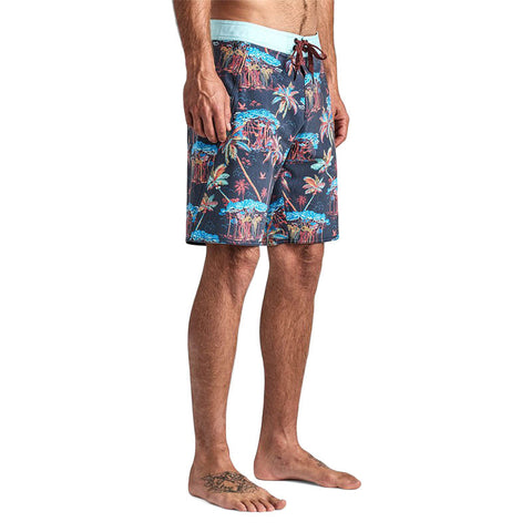 Roark Revival Savage Banyan Boardshorts - Navy - Side 2