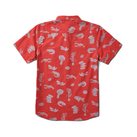 Roark Seafood Stew Button Up Shirt - Red