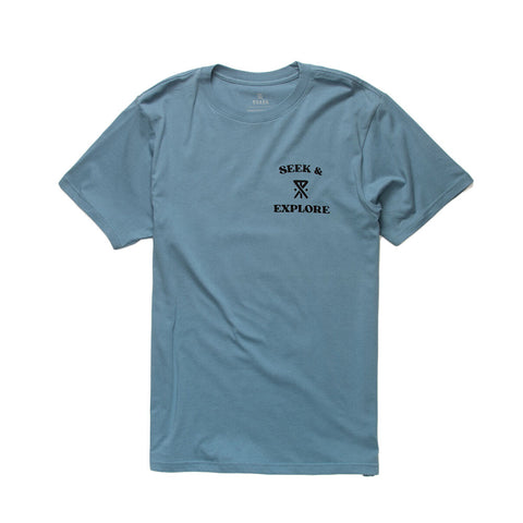 Roark Revival Seek & Explore Tee - Steel Blue