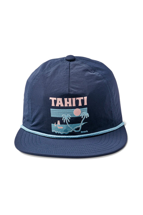 Roark Revival Tahiti Time Classic 5 Panel Hat - Dark Navy