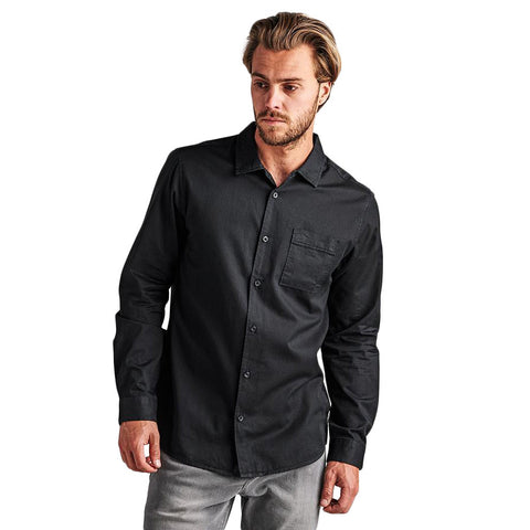 Roark Well Worn L/S Button Up Shirt - Black