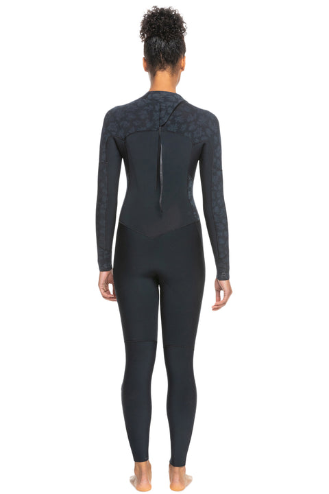 Roxy 5/4/3 Swell Series Back Zip Wetsuit - Black