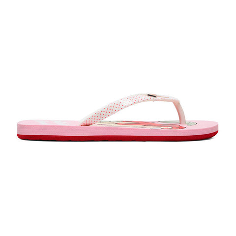 Roxy Girls Ariel Pebbles Flip Flops - Pink / Raspberry