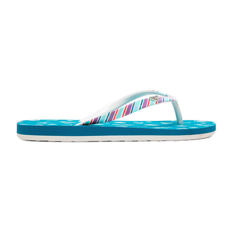 Roxy Girls Ariel Pebbles Flip Flops - Teal