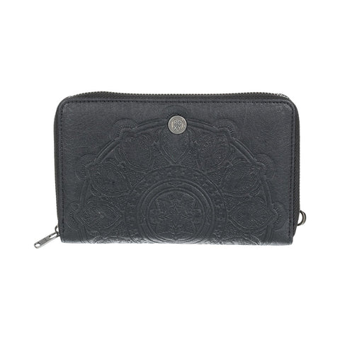 Roxy Back In Brooklyn Zip Around Wallet - Anthracite (also old)