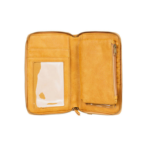 Roxy Back In Brooklyn Zip Around Wallet - Cashew