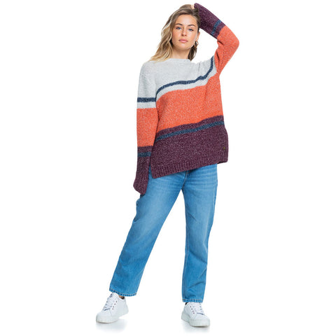 Roxy Back To Essentials Pullover Sweatshirt - Ginger Spice