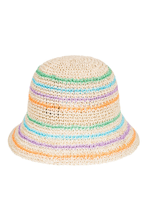 Roxy Barrier Reef Bucket Hat - Natural - Back