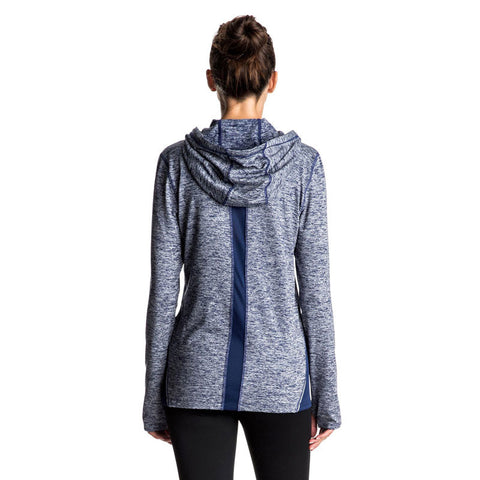 Roxy Baylee Zip Hoodie - Blue Depths