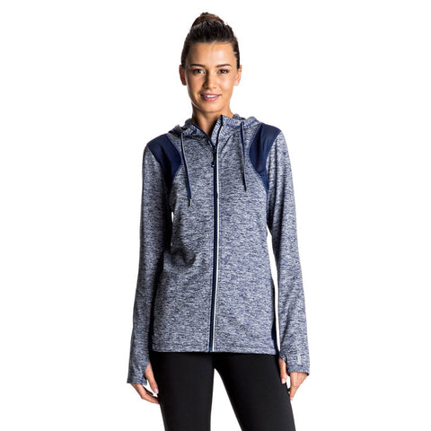 Roxy Baylee Zip Hoodie - Blue Depths