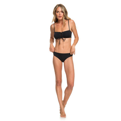 Roxy Beach Classics Full Bikini Bottom - True Black